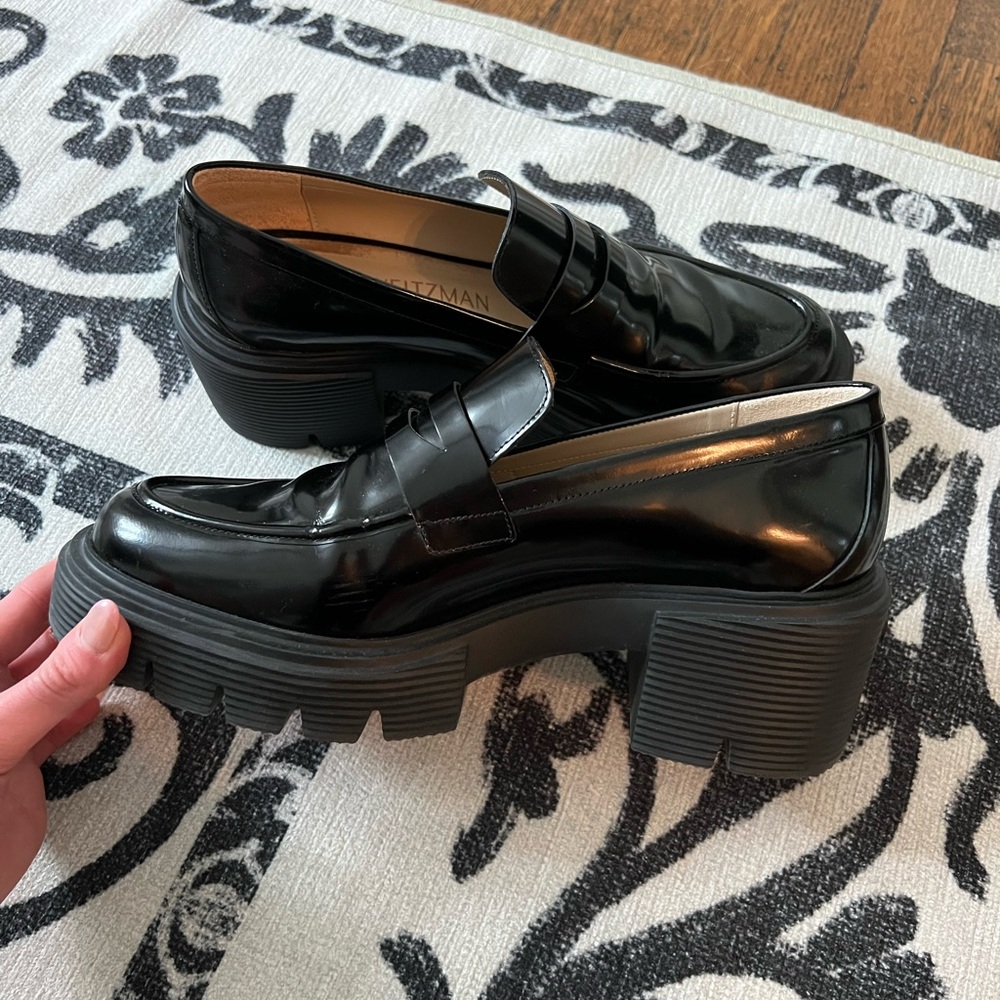 Stuart Weitzman Women’s Black Loafers